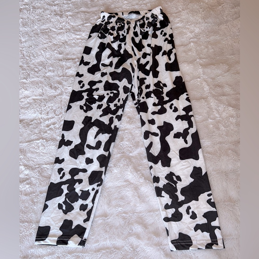 kids Cow print PJs
